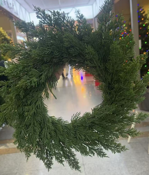 Christmas wreath full PE